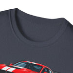 Red 2025 GT350 Muscle Car T-Shirt | Racing Mustang Graphic Tee