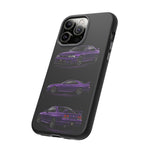 Purple R33 Skyline GTR JDM Sports Car Phone Case Tough Multi View