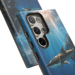 Cobia Reef Phone Case, Shaft of Light Ocean Fishing Tough Cover