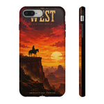 Western Sunset Cowboy Phone Case | Rugged Protective Cover