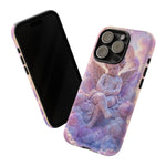 Cherub Cloud Throne Phone Case, Pastel Marble 3D Render Cover