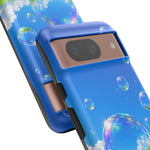 Bubbles Over Grass phone case | Tough Cover