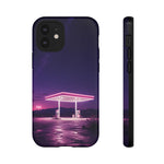 Neon Fuel Station Desert Night Tough Phone Case Cover Gift