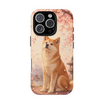 Akita Cherry Blossom Phone Case Sakura Dog Lover Gift