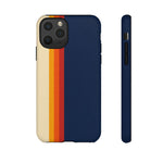 Retro Rainbow Stripe Phone Case | Tough Phone Case