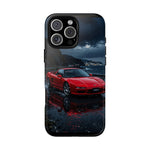 Red Sports Car NSX Phone Case | Rainy Night JDM Supercar Protection