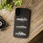 Silver Sting Ray Classic Corvette Phone Case Tough Multi View