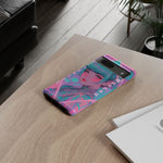 Neon Cyber Geisha phone case | Tough Case