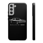 Vintage Galaxie 500 Phone Case | Classic Car Illustration, Black