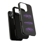 MK4 Supra Phone Case Purple, Three-View Vector Cover