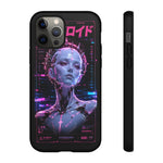 Glowing Headdress Regal Art Tough Phone Case - Gold Magenta Neon
