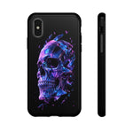 Holographic Skull Phone Case, Shattered Glass Iridescent Cover