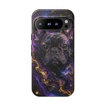 French Bulldog Galaxy Marble Art Tough Phone Case