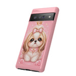 Shih Tzu Princess Kawaii Chibi Puppy Pet Dog Art Tough Phone Case