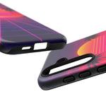 Classic Grid Sunset Vaporwave Art Tough Phone Case