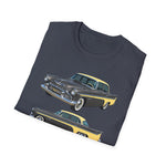 1956 DeSoto Fireflite Classic Car Trio T-Shirt | Vintage Retro Auto Tee