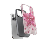 Pink Glitter Star Tough Case | Sparkle Phone Case