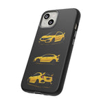 Yellow Type R Sports Car Phone Case Tough JDM Hot Hatch Multi View Print