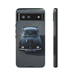 1969 Camaro SS Black Overhead Tough Phone Case Cover Gift Art