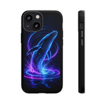 Neon Holographic Whale Phone Case | Tough Case