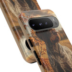 German Wirehaired Pointer Autumn Art Tough Phone Case