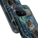 Norwegian Forest Cat Nordic Art Tough Phone Case
