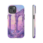 Roman Ruins Pastel Sky Vaporwave Art Tough Phone Case