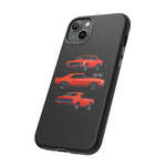 1969 Camaro SS Orange Triple View Muscle Car Tough Phone Case