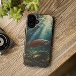 Salmon River Fishing Phone Case, Sunlit Current Cover