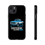 Chevy K10 Cheyenne Super Blue Classic Truck Tough Phone Case