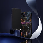 67 GTO Phone Case Purple, Rainy City Night Muscle Car Tough Cover