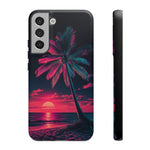 Retro 80s Trichrome Vaporwave Phone Case – Three-Color Aesthetic
