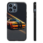 Challenger Widebody Orange Muscle Art Tough Phone Case