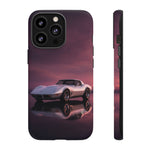 Soft White C3 Corvette Mauve Sky Phone Case