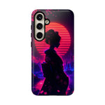 Neon Geisha Silhouette Phone Case | Tough Cover