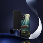 Salmon River Fishing Phone Case, Sunlit Current Cover