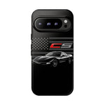 Black C5 Phone Case American Sports Car Tough Cover Gift