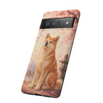 Akita Cherry Blossom Phone Case Sakura Dog Lover Gift