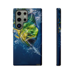 Mahi Mahi Phone Case, Saltwater Fishing Strike Tough Cover for Men