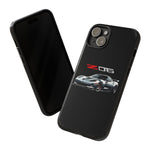 Silver C6 Z06 Phone Case for Chevy Fans, Tough Cover