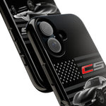 Black C5 Phone Case American Sports Car Tough Cover Gift