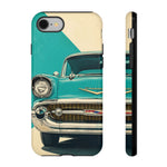 1957 Bel Air Turquoise Retro Tough Phone Case Classic Car Art Cover