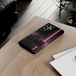 FC RX-7 Pink Neon Fog Column Tough Case