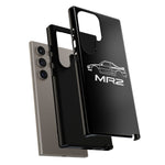 MR2 White Side Silhouette JDM Tough Phone Case Cover Gift