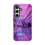 Empty Mall Escalator Vaporwave Art Tough Phone Case