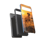 Rhodesian Ridgeback African Savanna Art Tough Phone Case