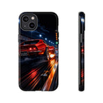 C3 Drag Strip Launch Night Phone Case Muscle Car Tough Case