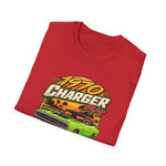 1970 Charger Classic Car T-Shirt — Vintage Muscle Car Graphic Tee