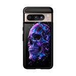 Holographic Skull Phone Case, Shattered Glass Iridescent Cover