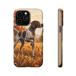 German Shorthaired Pointer Pointing Art Tough Phone Case